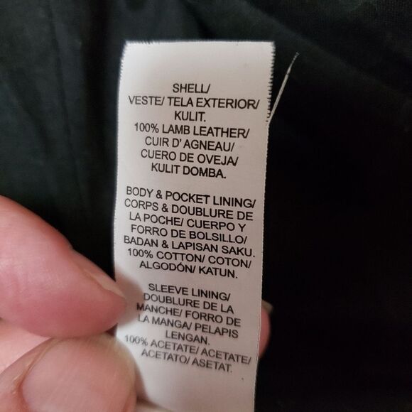 Lucky Brand 100% Lamb Leather Skin Jacket Size small - Picture 8 of 16
